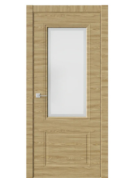 Двери WestStyle Eliss 4 Дуб валенс горизонт /белое сатинат  ДО