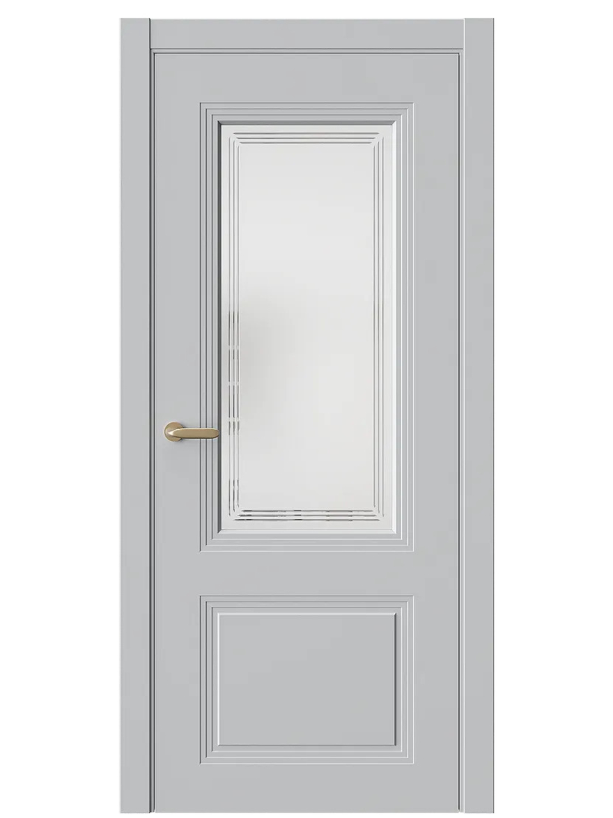 Двери WestStyle  Monte 4 Агатовое Сияние /Белое Сатинат ДО