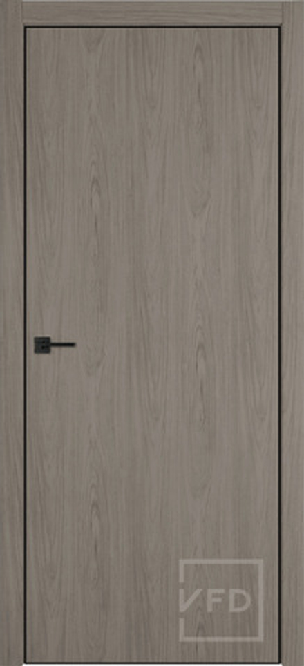 Межкомнатные двери ВФД "URBAN Z" Dust Forest 4х4 BE / Black Edge (Алюминиевая кромка) ДГ