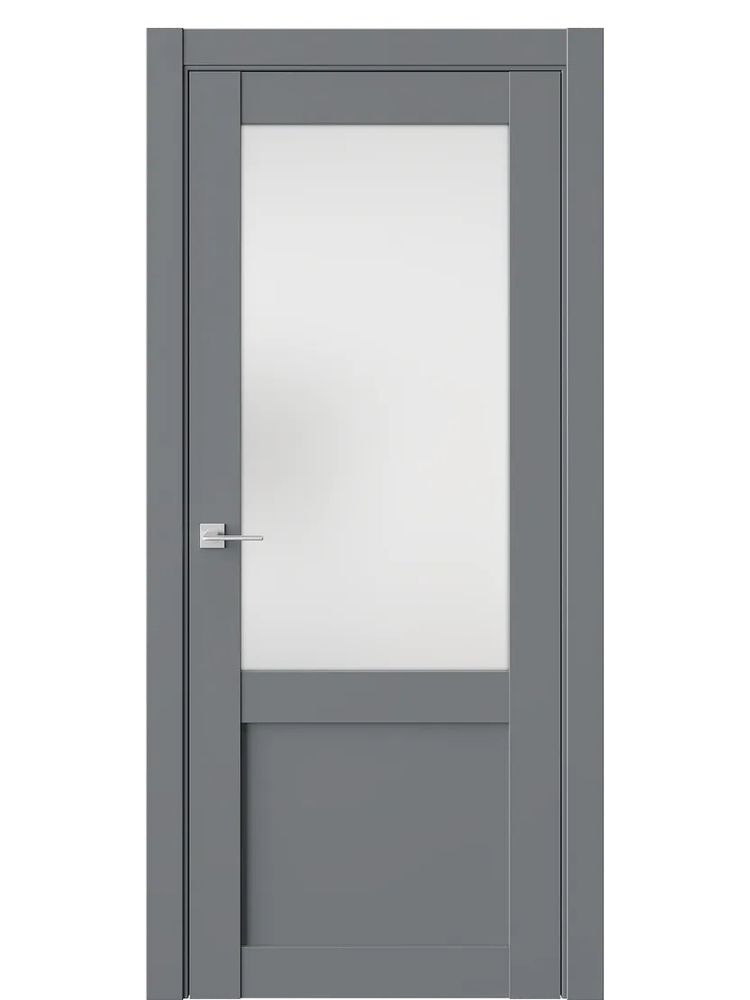 ДВЕРИ WestStyle  NR4  Альпийская Ночь /Белое Сатинат ДО