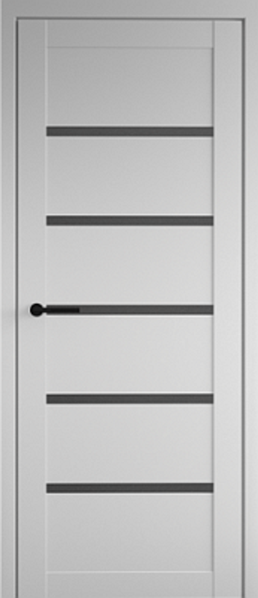 Межкомнатные двери ALBERO "Вена" Платина (ДО) Белое матовое