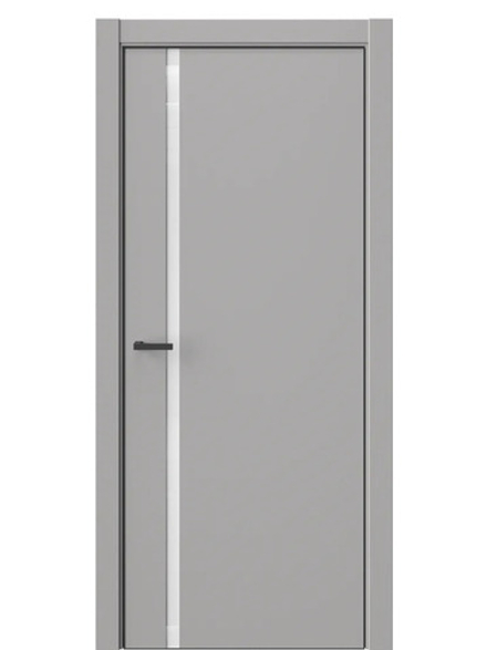 Двери WestStyle  "IN 36" Макиато /Аляска Lacobel /алюм.кромка  ДО