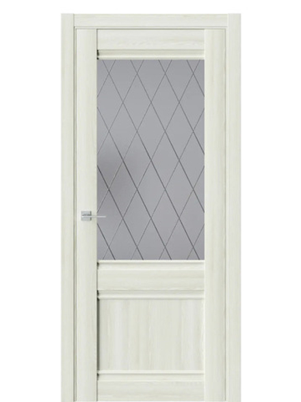 Двери WestStyle  "ChЕ 6" Клен Крем/белое сатинат  ДО