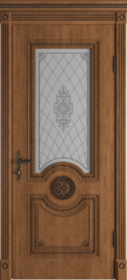 Межкомнатные двери ВФД "Greta" Honey Classic PB Аrt Cloud ДО