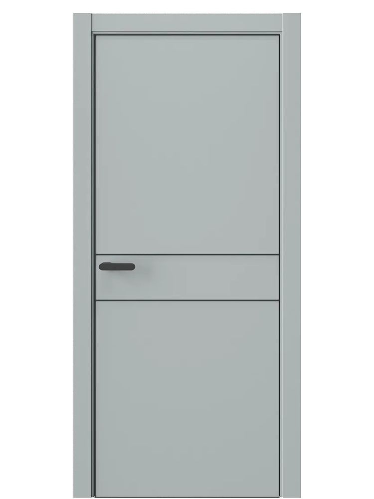 Двери WestStyle  "IN 20" Платиновый Дым /алюм.кромка  ДГ