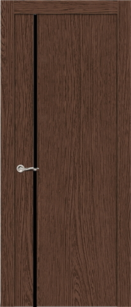 Межкомнатные двери СИТИДОРС «ЛУЧИЯ-1» ДО RAL 7047/Черный триплекс