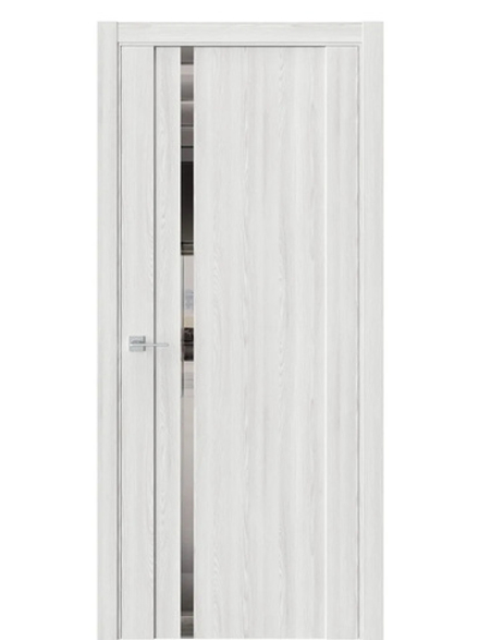 Двери WestStyle F31 Клён айс /Зеркало графит  ДО