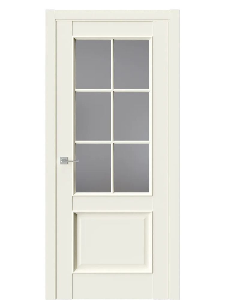 Двери WestStyle En 6 Emlayer бежевый / Графит Сатинат  ДО