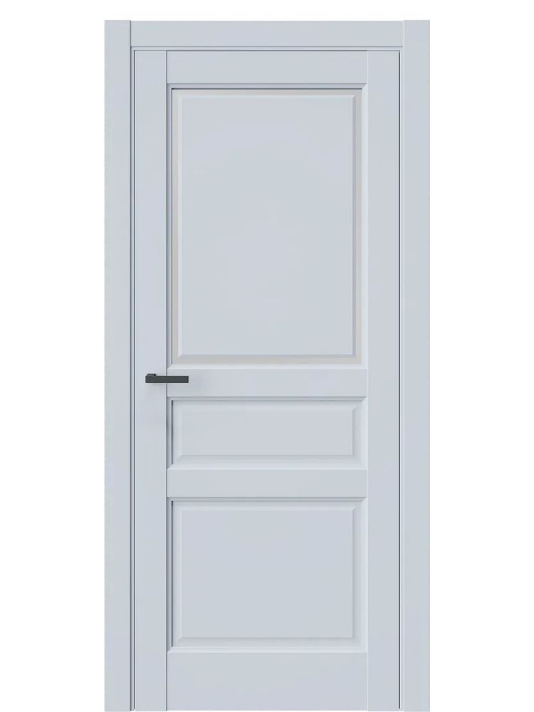 Двери WestStyle  LVT 5Е Белая Ночь/ Белое Сатинат ДО