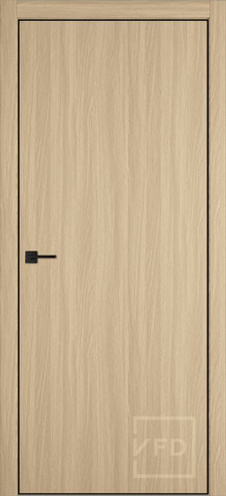 Межкомнатные двери ВФД "URBAN Z" Sunshine Wood 4х4 BE / Black Edge (Алюминиевая кромка) ДГ