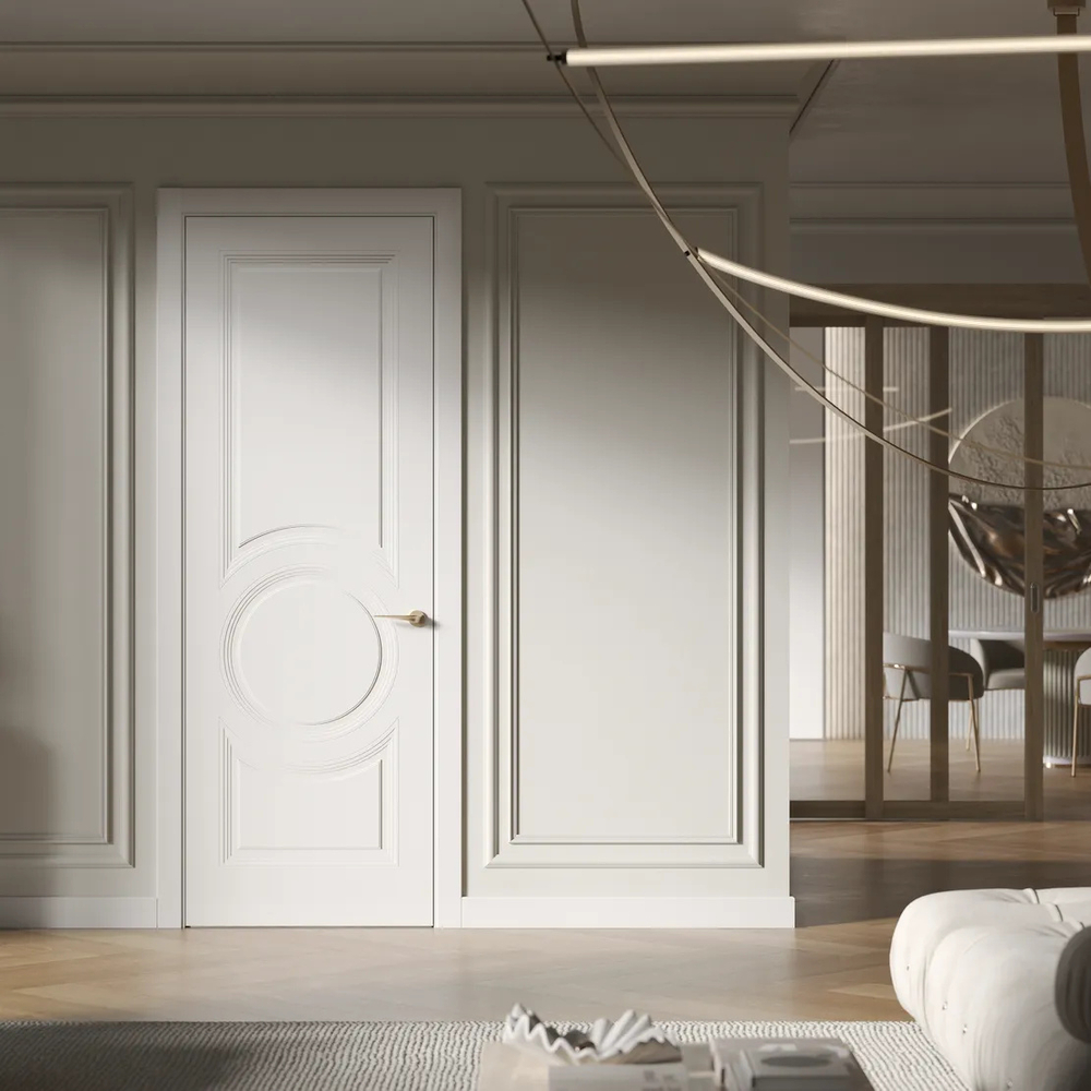 Межкомнатные двери WestStyle OB9 RAL Тон Белый  ДГ