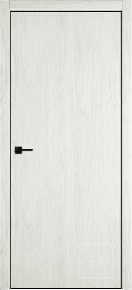 Межкомнатные двери ВФД "URBAN Z" Charm Forest 4х4 BE / Black Edge (Алюминиевая кромка) ДГ