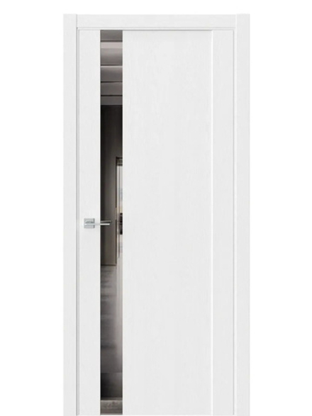 Двери WestStyle F28 Дуб винта /Зеркало графит  ДО