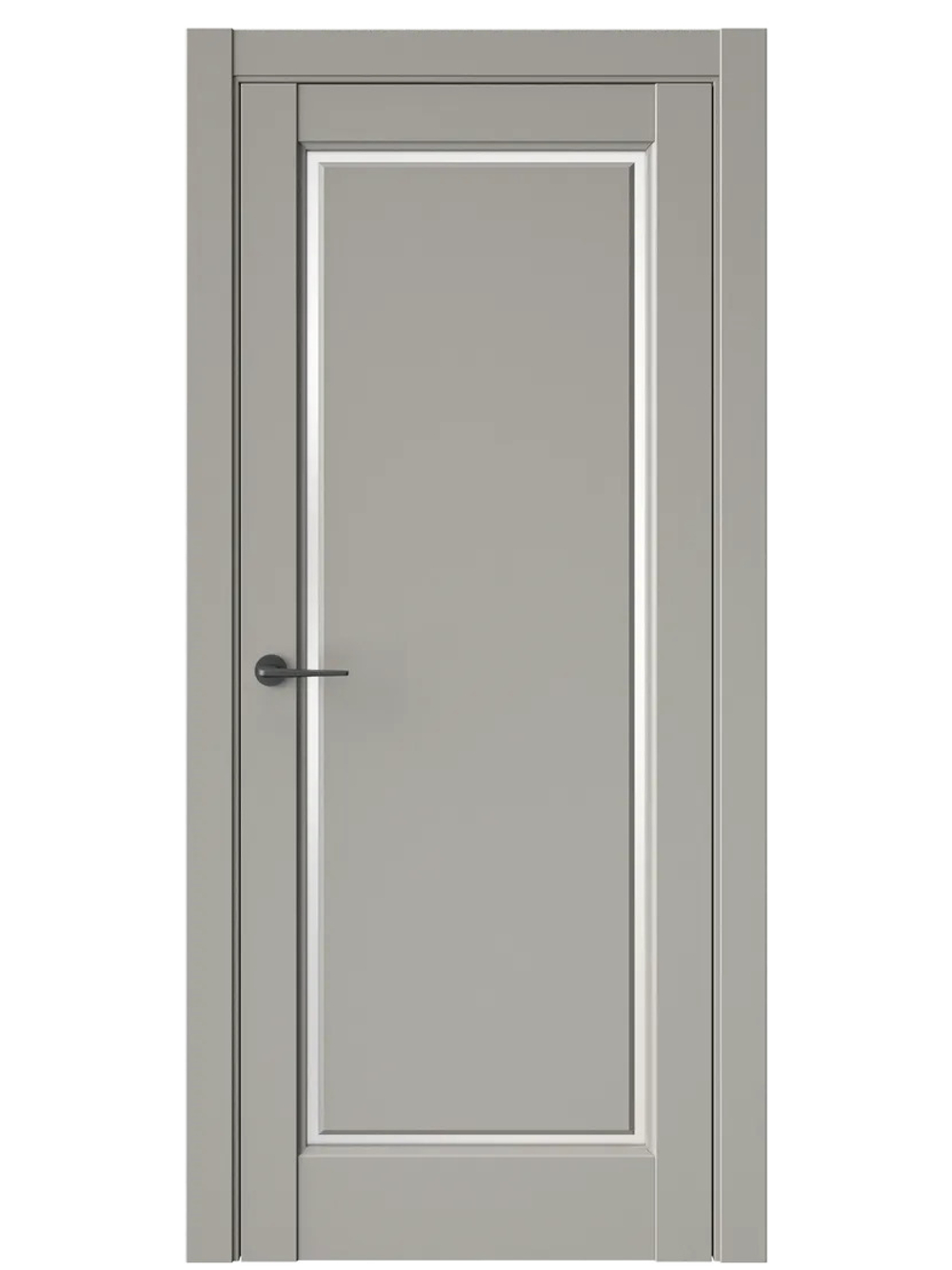 Двери WestStyle  LVT 1 Пустынное Золото/ Белое Сатинат ДО