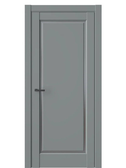 Двери WestStyle  LVT 1 Морская Галька/ Графит Сатинат ДО