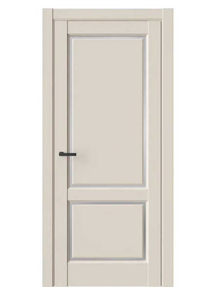 Двери WestStyle  LVT 3 Лазурный Песок/ Белое Сатинат ДО