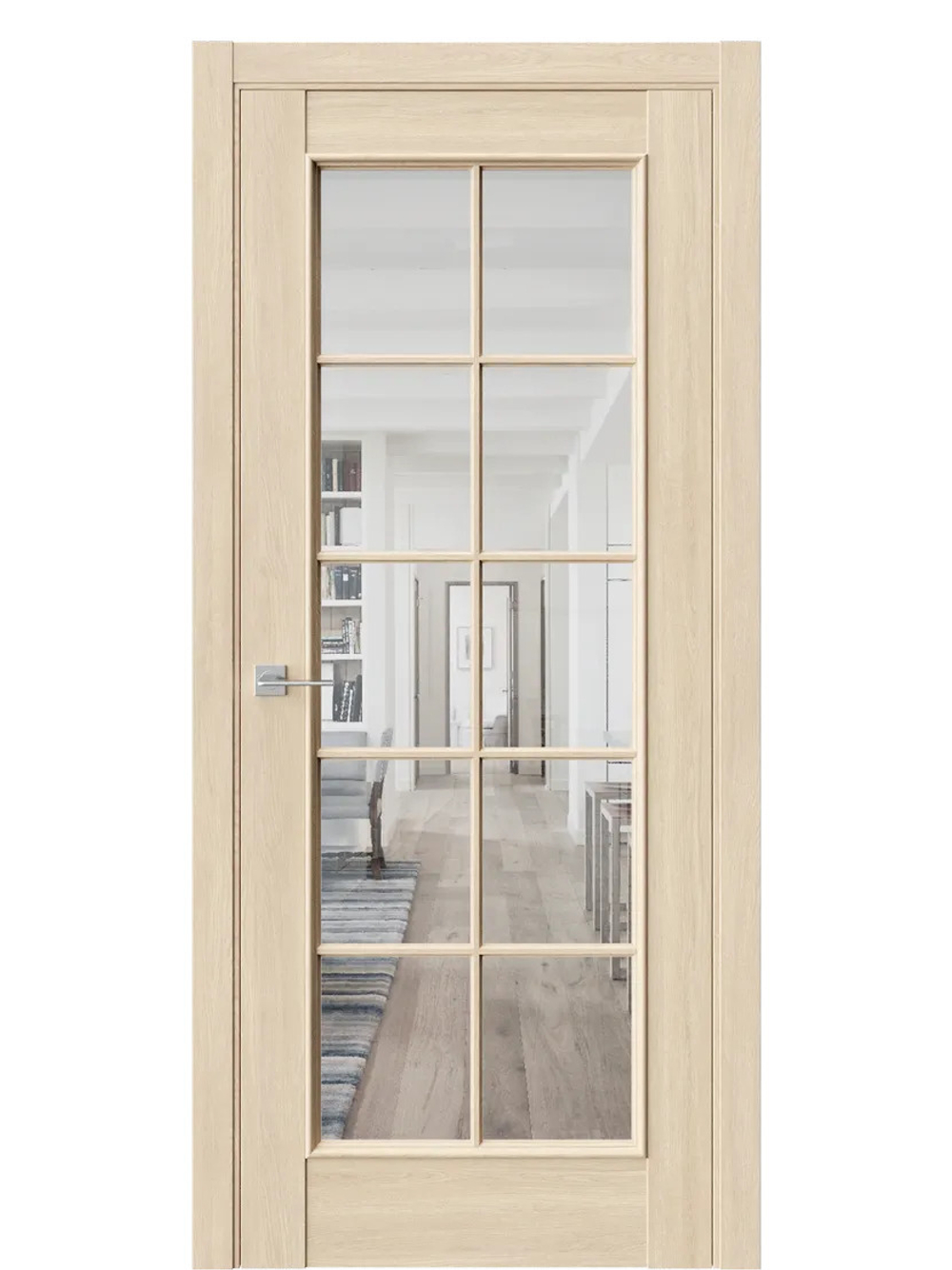 Двери WestStyle En 2 Сенди / Прозрачное стекло  ДО