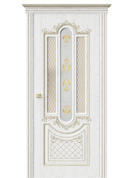 Двери WestStyle  Рига  Белый/ сатинат матовое  ДО