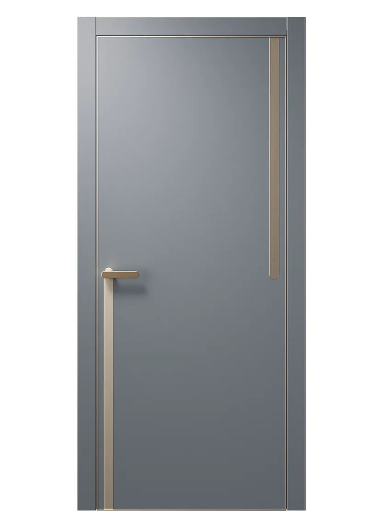 Двери WestStyle  "IN М2.3" Альпийская Ночь /молдинг /алюм.кромка  ДГ