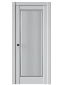 Двери WestStyle  LVT 1 FL Агатовое Сияние/ Графит Сатинат ДО