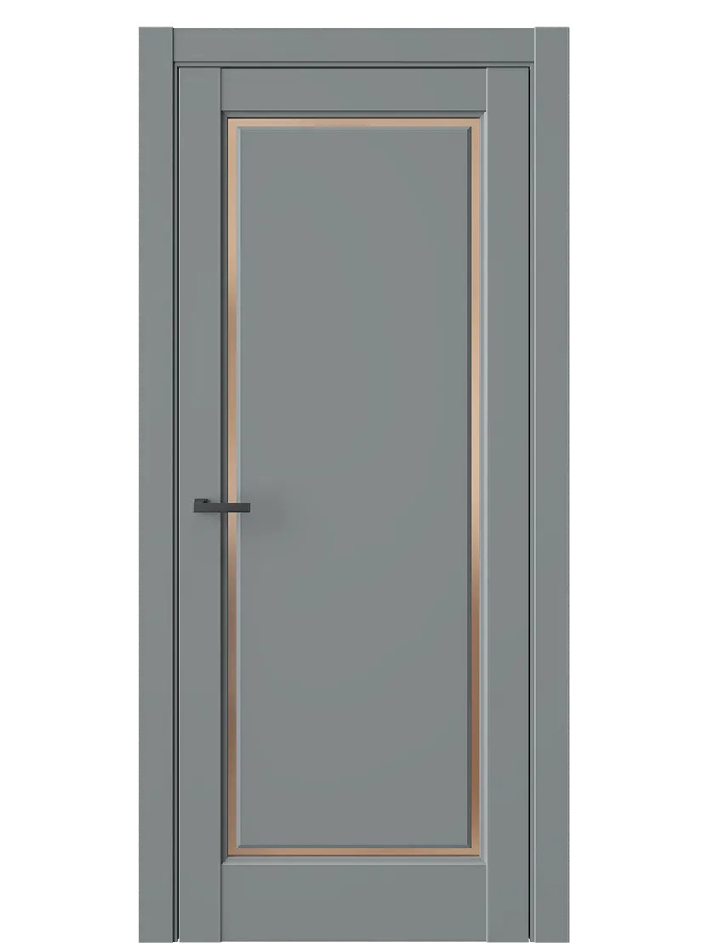 Двери WestStyle  LVT 1 Альпийская Ночь/ Бронза Сатинат ДО