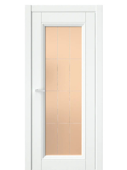 Двери WestStyle  Demiss 2  Бежевый / бронза сатинат ДО