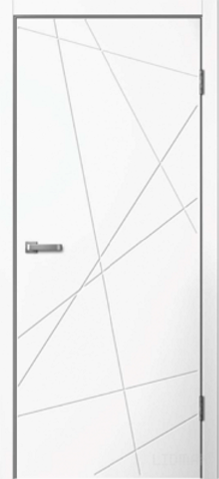 Межкомнатные двери LIDMAN LINE 01 белый пвх