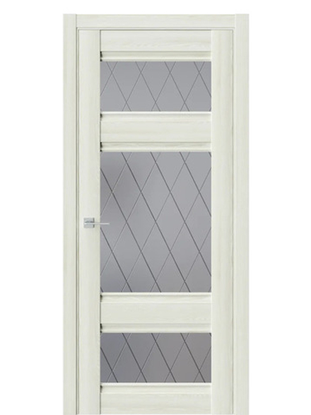 Двери WestStyle  "ChЕ 10" Клен Крем/ графит сатинат  ДО