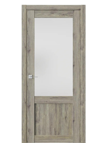 Двери WestStyle  NR4  Дуб Эссе /Белое Сатинат ДО