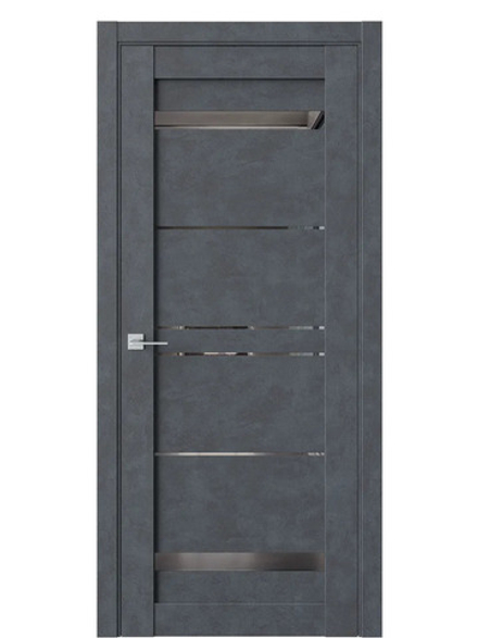 Двери WestStyle  "CZ 4 Бетон маренго/зеркало графит ДО