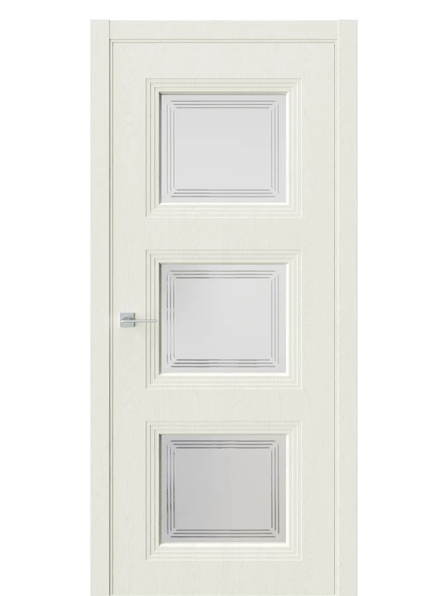 Двери WestStyle  Monte 6 Дуб Монтана /Белое Сатинат ДО