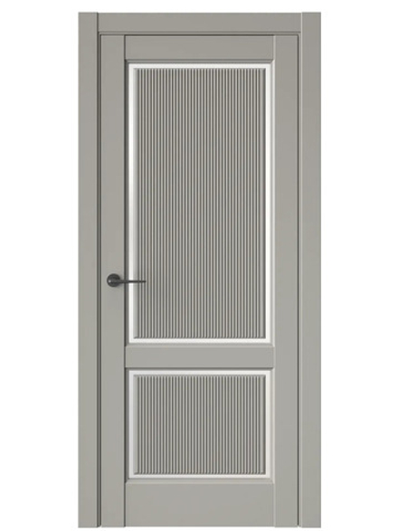 Двери WestStyle  LVT 3 FL Пустынное Золото/ Белое Сатинат ДО