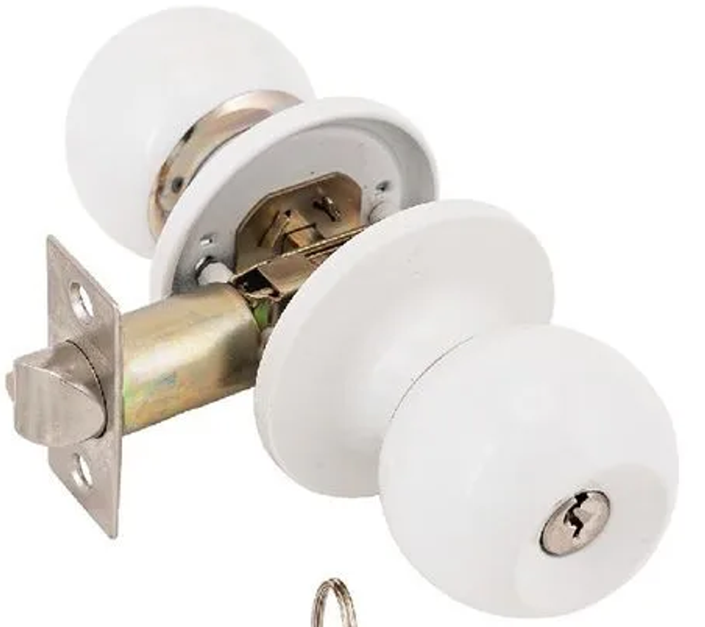 Arsenal 607 bk ручка шар с фиксатором bl цвет - белый