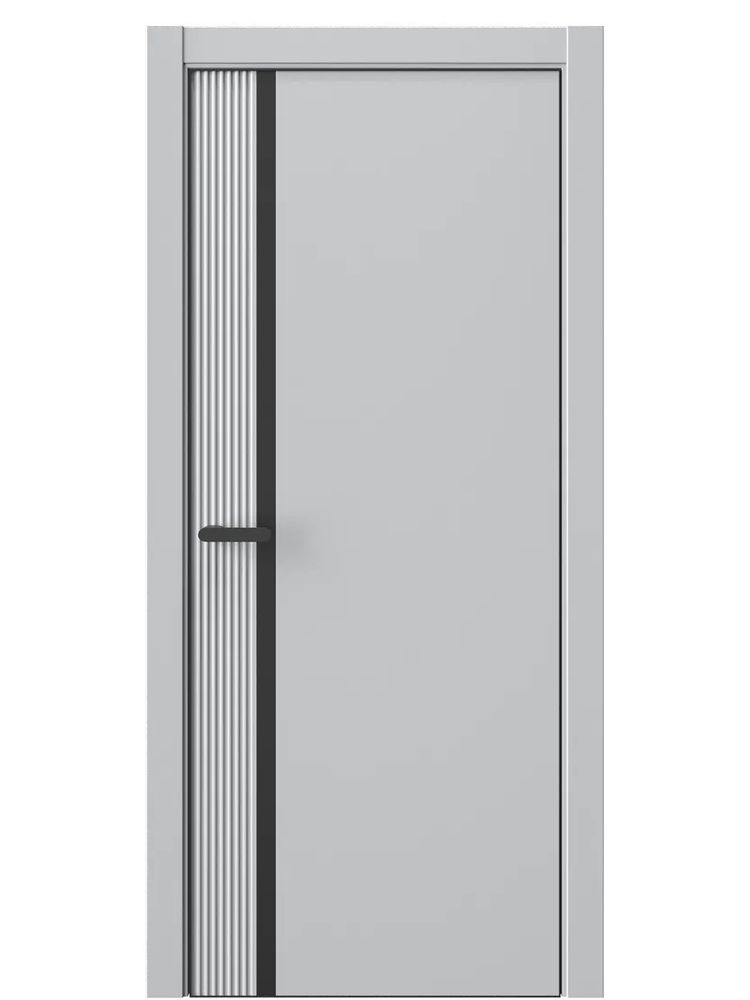 Двери WestStyle  "IN Flain 6" Агатовое Сияние /молдинг /алюм.кромка  ДГ