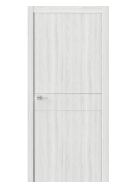 Двери WestStyle  "IN 20" Клен Айс /алюм.кромка  ДГ