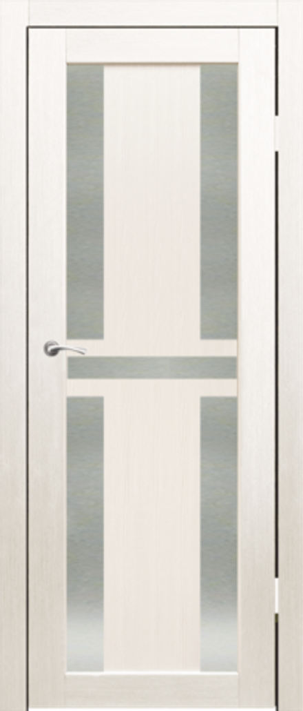 Межкомнатные двери SYNERGY "Мадена" ДО Дуб молочный (Сатинат матовое)
