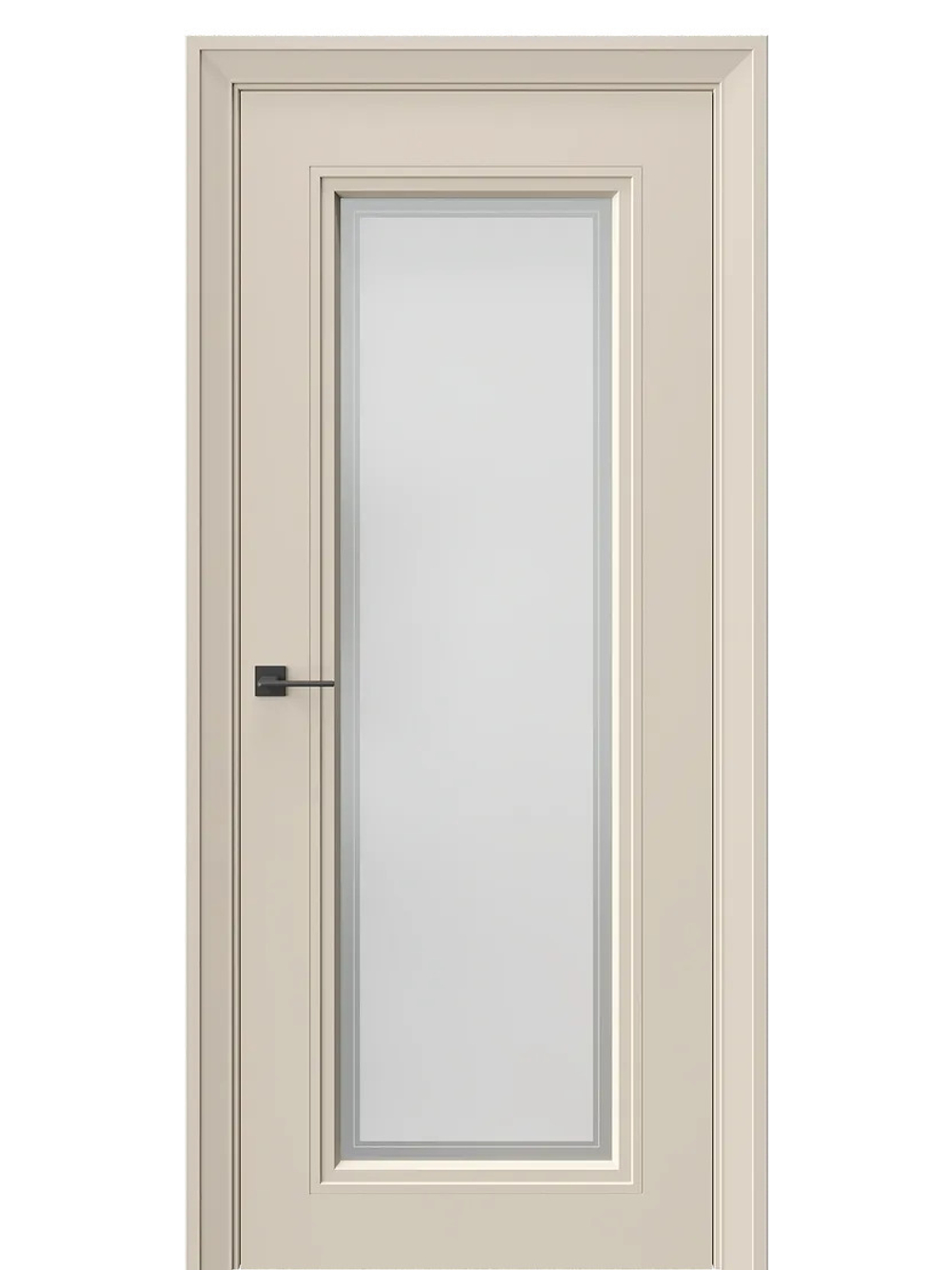 Двери WestStyle Eliss 2 Лазурный песок /белое сатинат  ДО