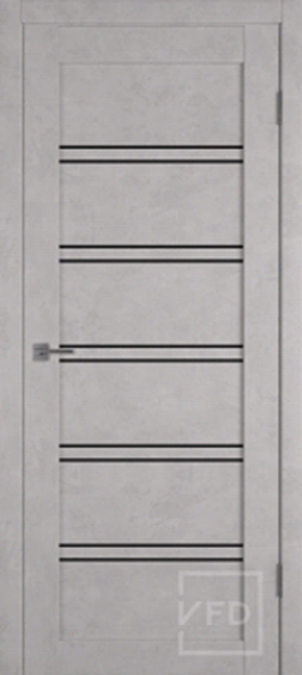 Межкомнатные двери ВФД 28 WC ATUM PRO/Antic Loft/Black Cloud (ДО)