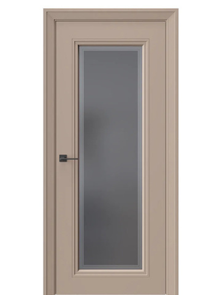 Двери WestStyle Eliss 2 Гляссе /графит сатинат  ДО