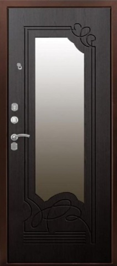 Сейф-двери сударь "ольга" 3к-51 с зеркалом венге