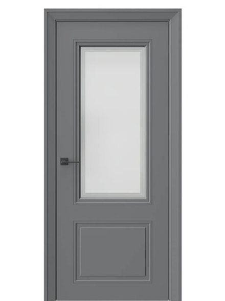 Двери WestStyle Eliss 4 Альпийская ночь /белое сатинат  ДО