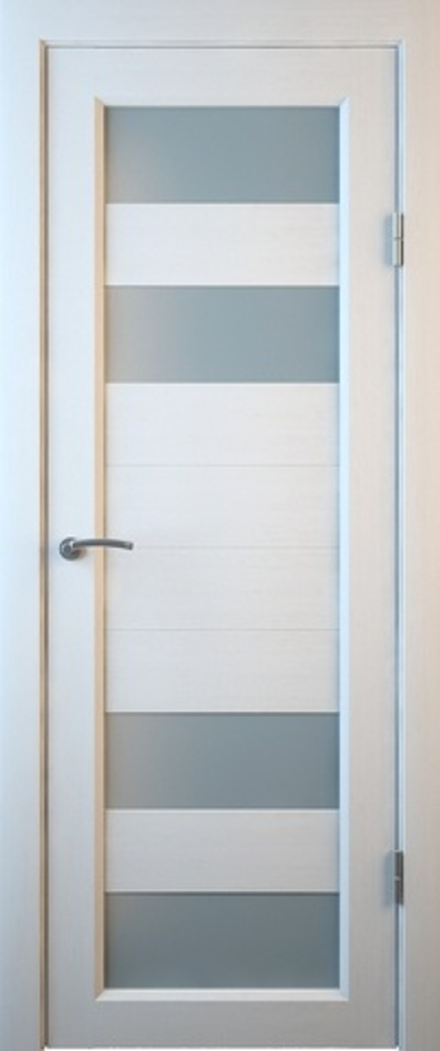 Межкомнатные двери MART DOORS С2 Белое дерево/Сатинат (ДО)