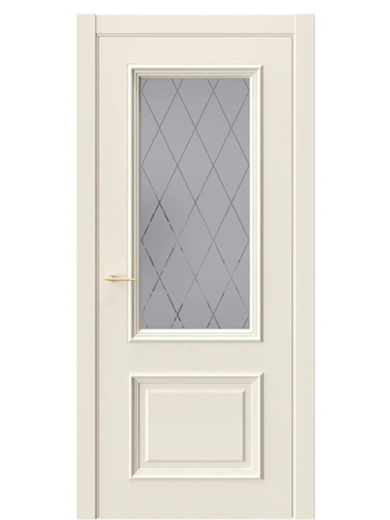 Двери WestStyle  "Брюгге 4" RAL Тон ванильный ДО