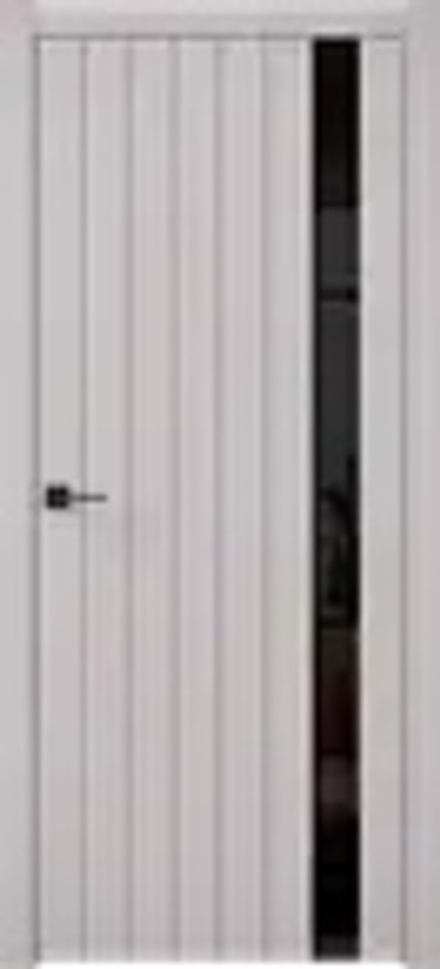 Двери Universe "Zeta Modern 3" (ДГО) черное стекло