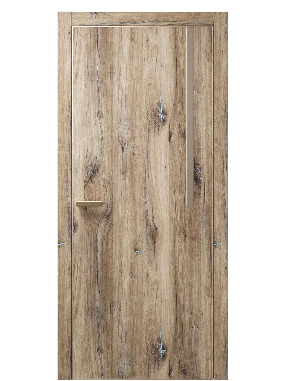 Двери WestStyle  "IN М1.2" Дуб Флагстафф /молдинг /алюм.кромка  ДГ