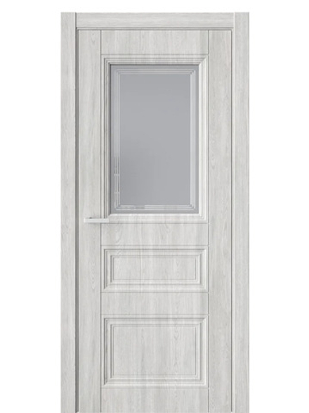 Двери WestStyle  Demiss 12  Дуб Оксфорд / графит сатинат ДО