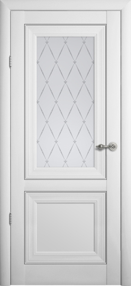 Межкомнатные двери ALBERO  "Прадо" Белый (ДО) Мателюкс Гранд