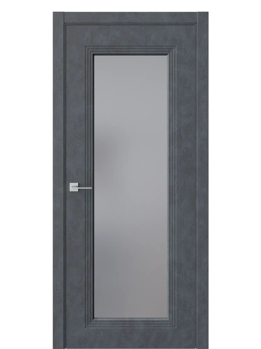 Двери WestStyle  Monte 2 Бетон Маренго /Графит Сатинат ДО