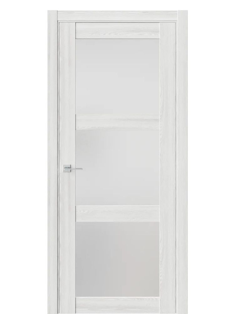 ДВЕРИ WestStyle NR6 Клён Айс /Белое Сатинат ДО ДВЕРИ WestStyle NR6 Клён Айс /Белое Сатинат ДО