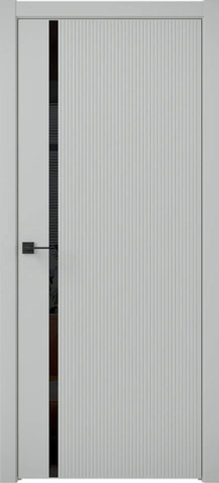 Двери Universe "Zeta Classic 1" (ДГО) черное стекло